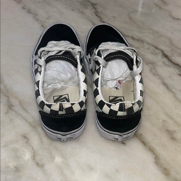 Vans Black and White Skate Sneakers Classic Design - Picture 5 of 7